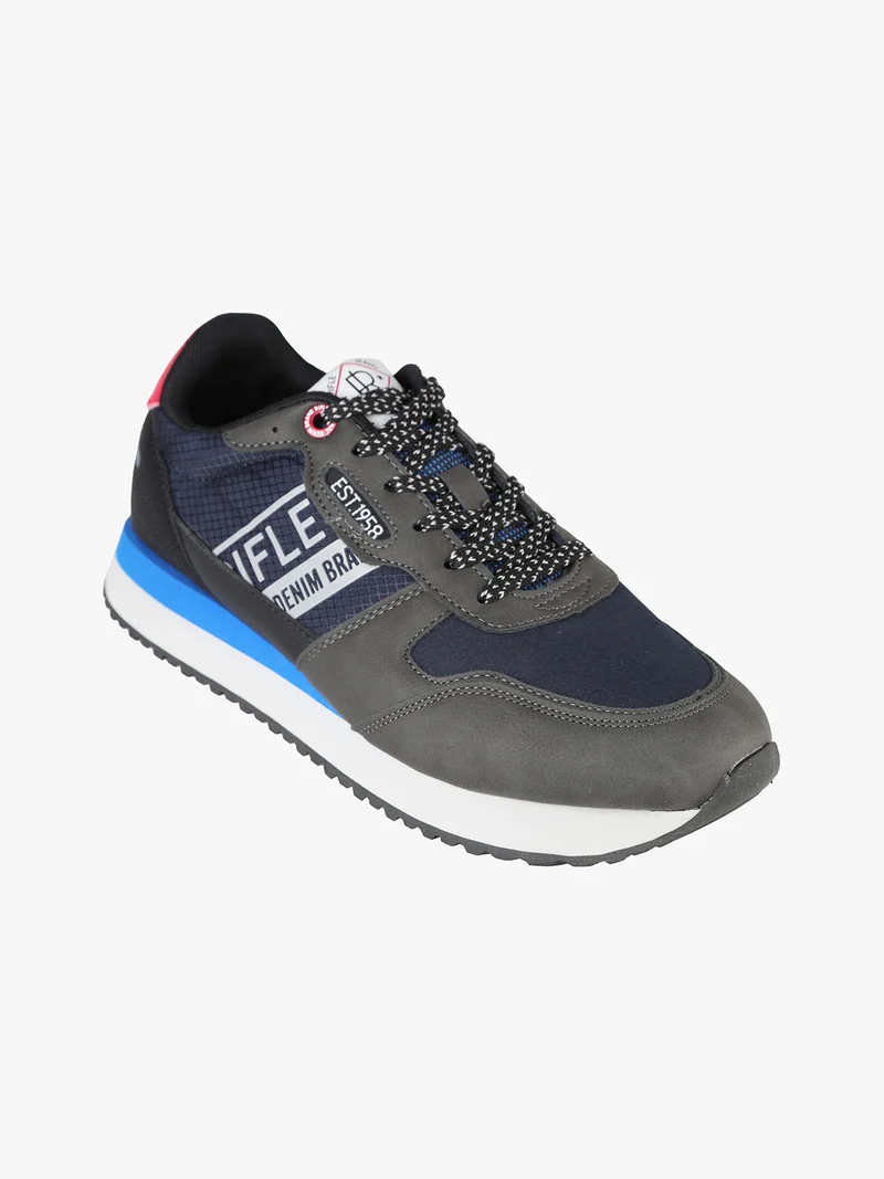 EVARAGE Sneakers da uomo stringate - blu scuro