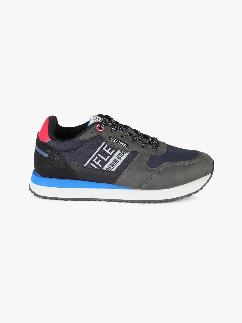 EVARAGE Sneakers da uomo stringate - blu scuro