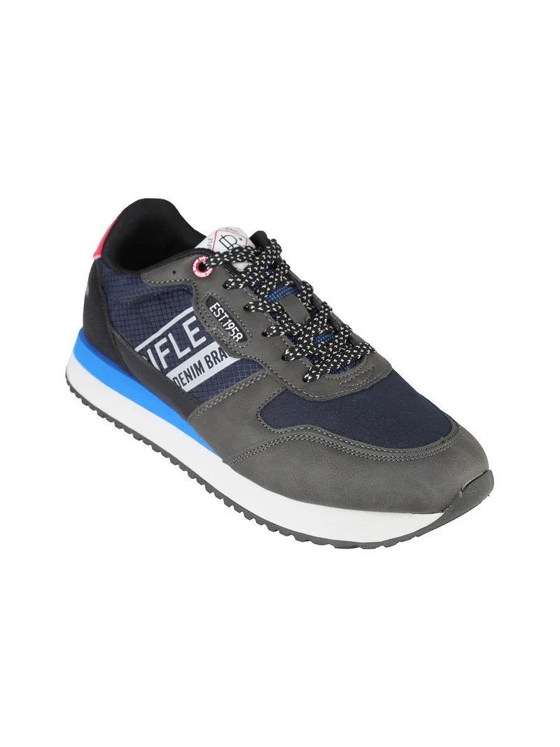 EVARAGE Sneakers da uomo stringate - blu scuro