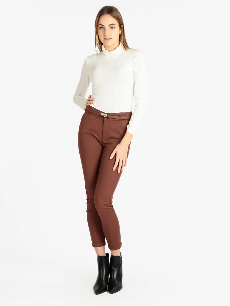 Body dolcevita manica lunga - bianco