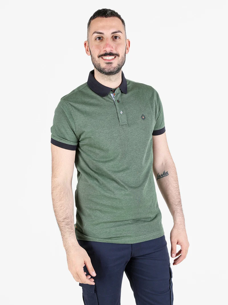 Polo da uomo a maniche corte - verde