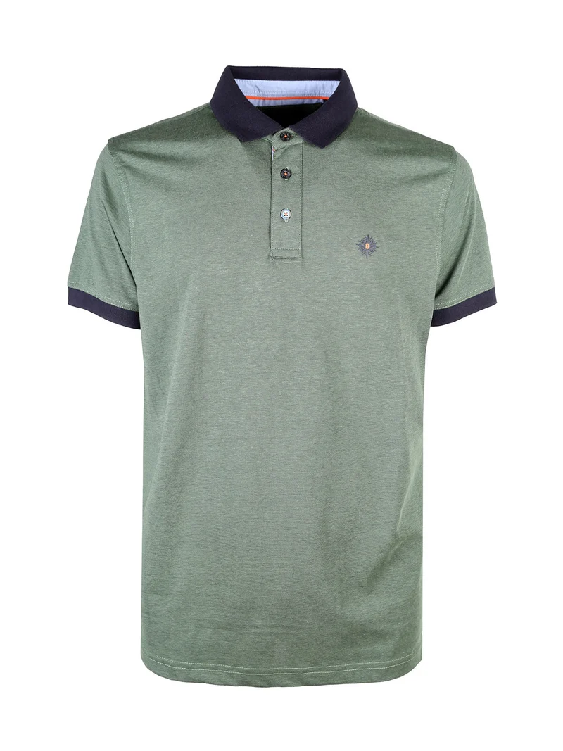 Polo da uomo a maniche corte - verde