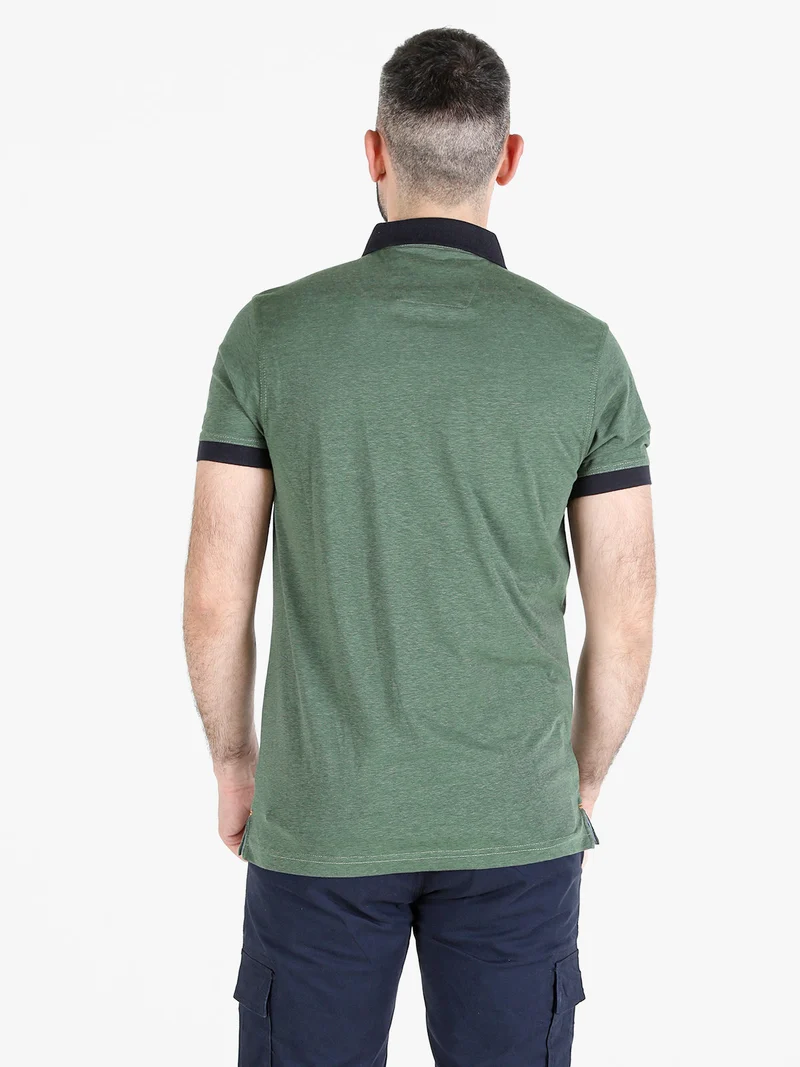 Polo da uomo a maniche corte - verde