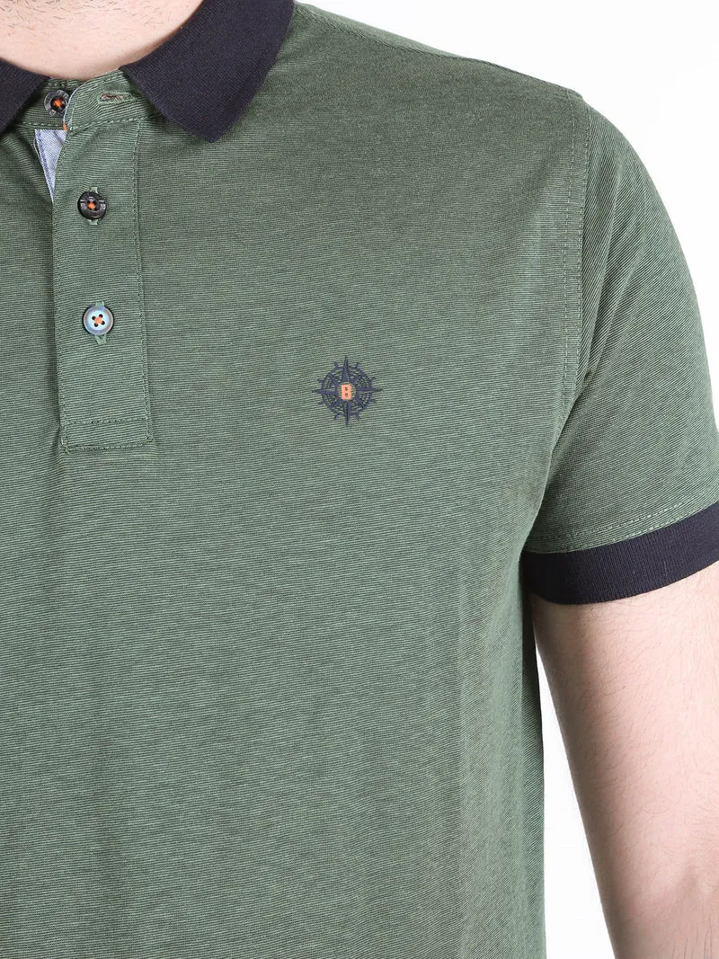 Polo da uomo a maniche corte - verde