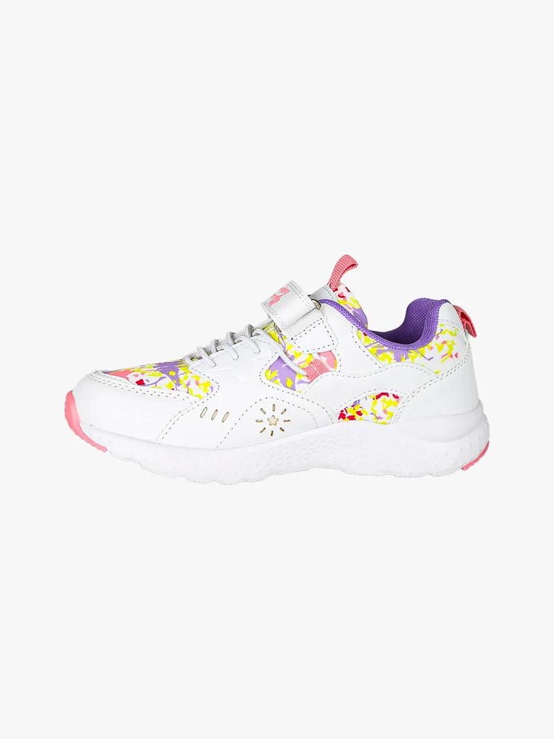 Sneakers da ragazza con cinturino a strappo - bianco