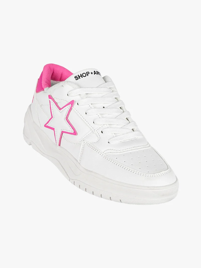 CHUNKY PAM Sneakers basse donna - bianco