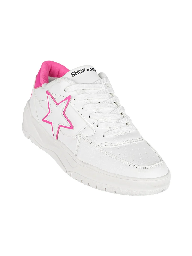 CHUNKY PAM Sneakers basse donna - bianco