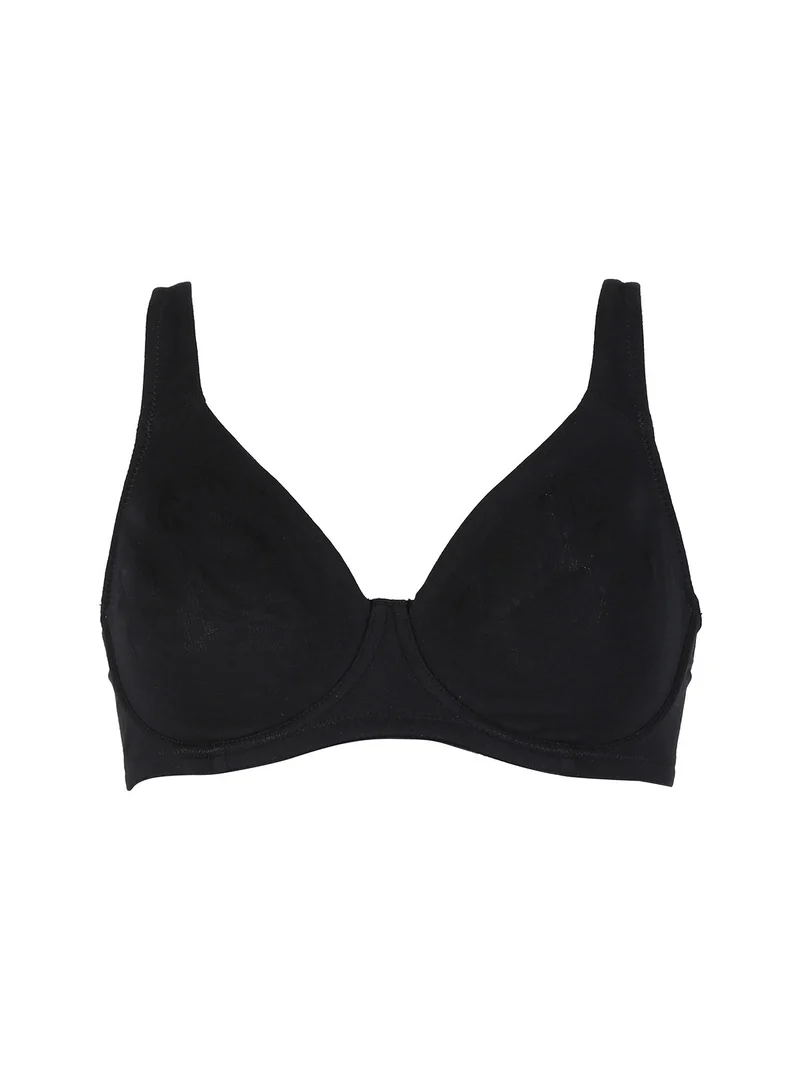 CAMILLA Reggiseno sfoderato confort con ferretto COPPA C - nero