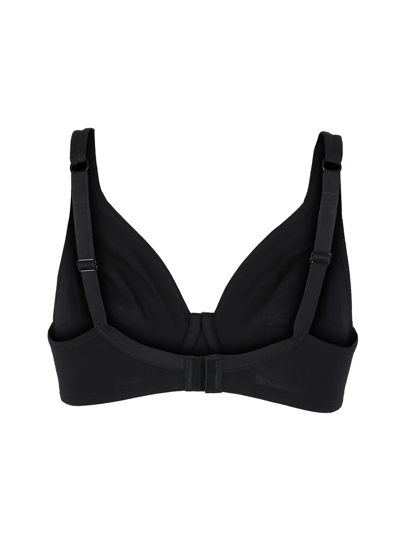 CAMILLA Reggiseno sfoderato confort con ferretto COPPA C - nero