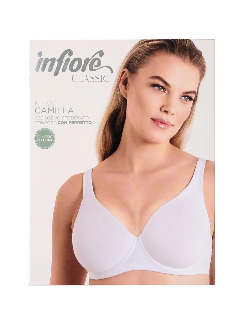 CAMILLA Reggiseno sfoderato confort con ferretto COPPA C - nero