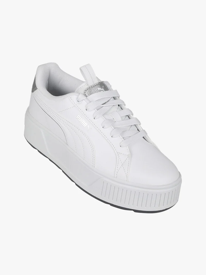 Karmen Pop-Up Metallics Sneakers donna con platform - bianco