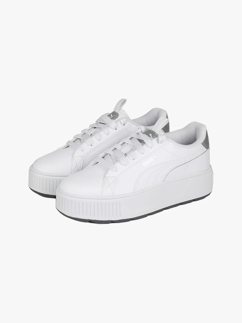 Karmen Pop-Up Metallics Sneakers donna con platform - bianco