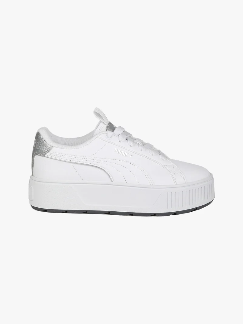 Karmen Pop-Up Metallics Sneakers donna con platform - bianco