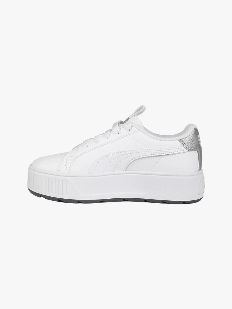 Karmen Pop-Up Metallics Sneakers donna con platform - bianco