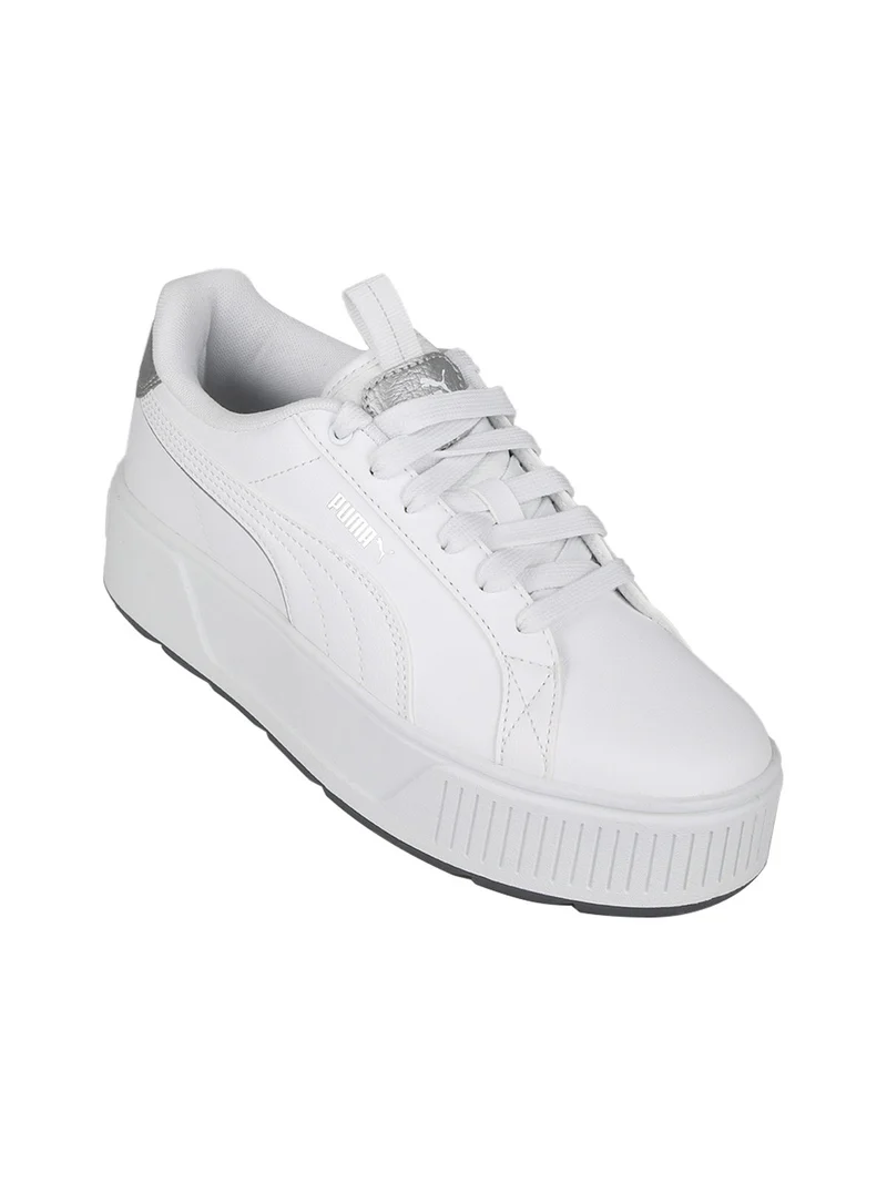 Karmen Pop-Up Metallics Sneakers donna con platform - bianco