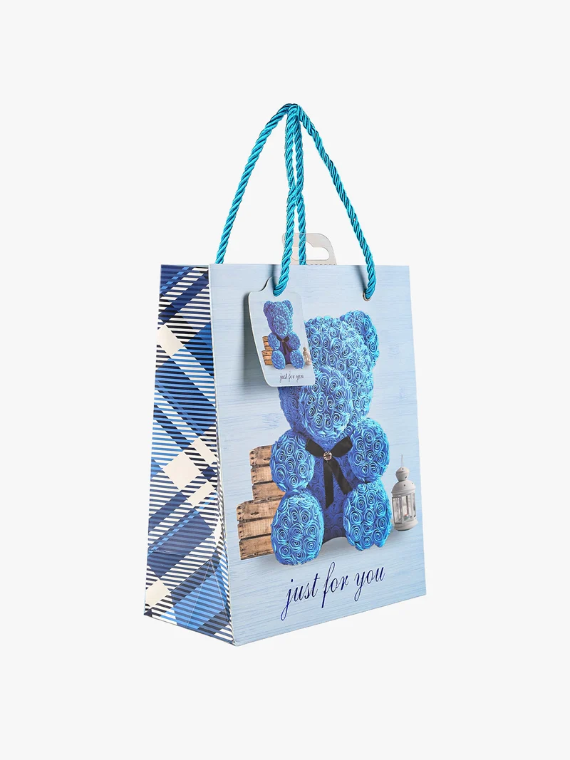 Sacchetto piccolo da regalo - blu