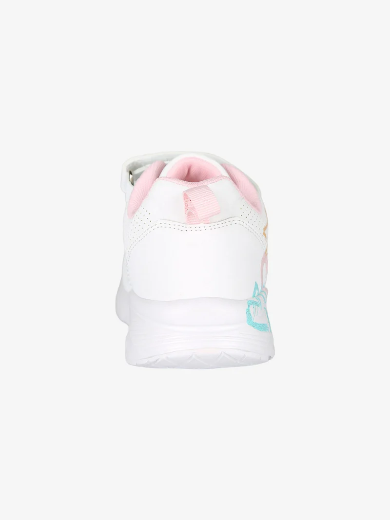 Sneakers da ragazza con cinturino a strappo - bianco