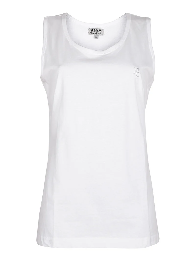 Canotta donna in cotone - bianco