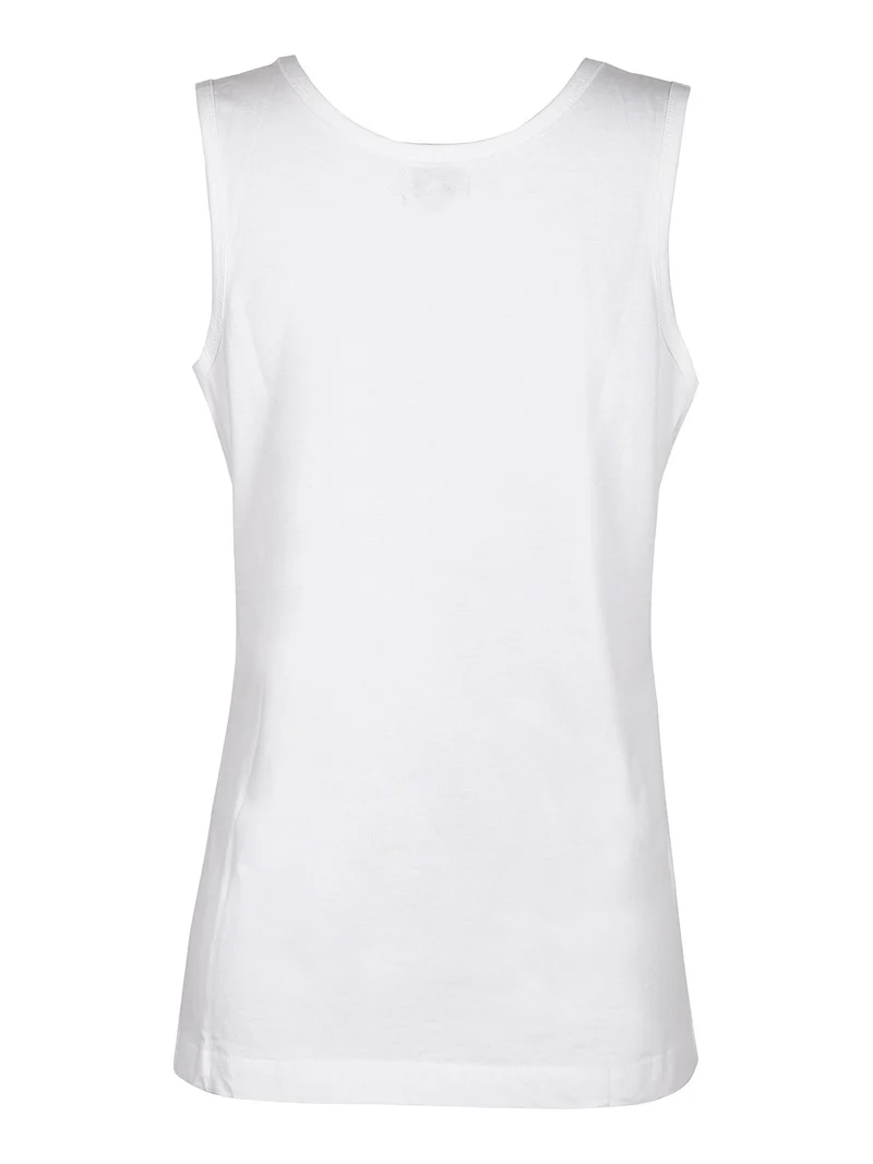 Canotta donna in cotone - bianco