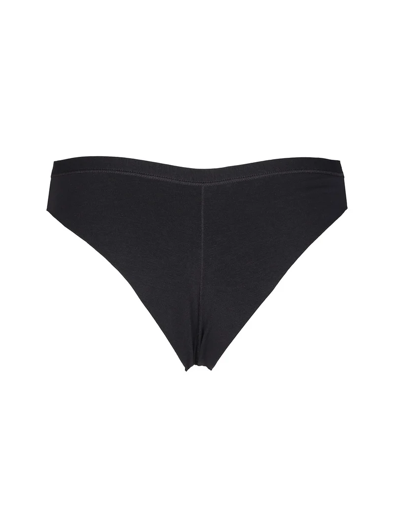 ART.3506 Brasiliana donna in cotone bielastico - nero