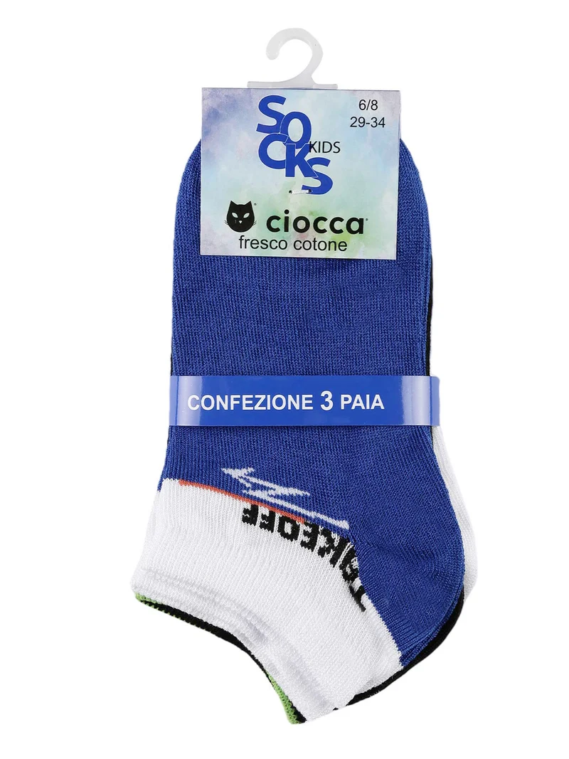 Calze corte da bambino Confezione da 3 paia - bianco
