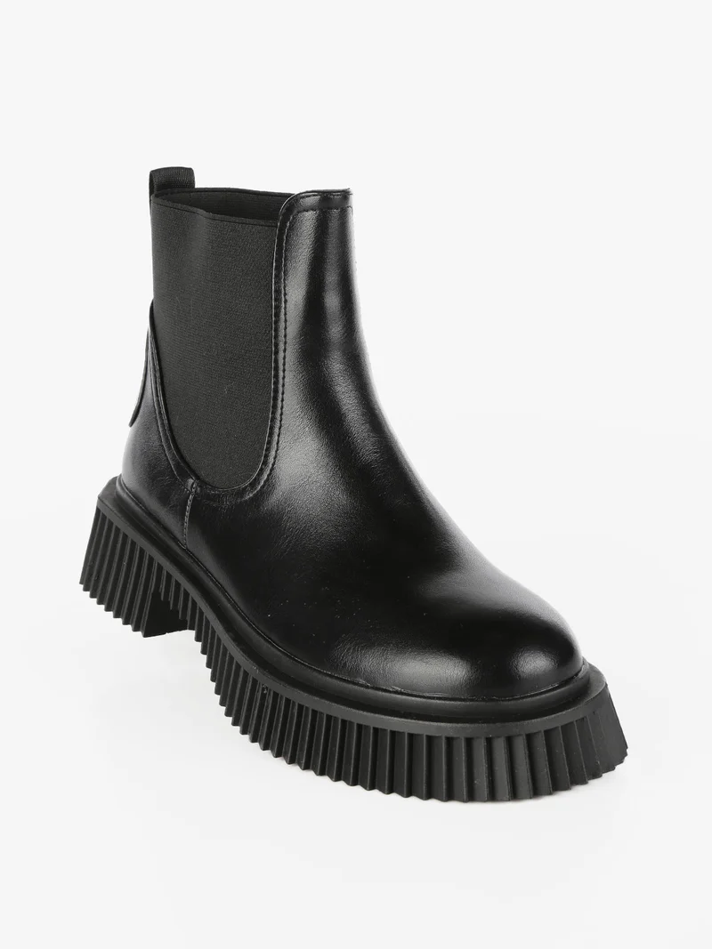 Stivaletti donna modello chelsea - nero
