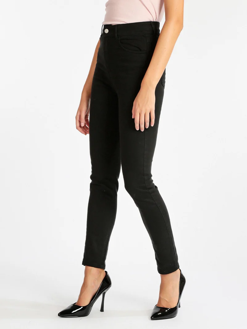Jeans donna regular fit - nero