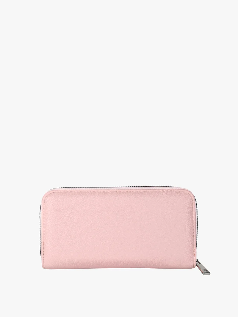 Portafoglio da donna con borchie - rosa
