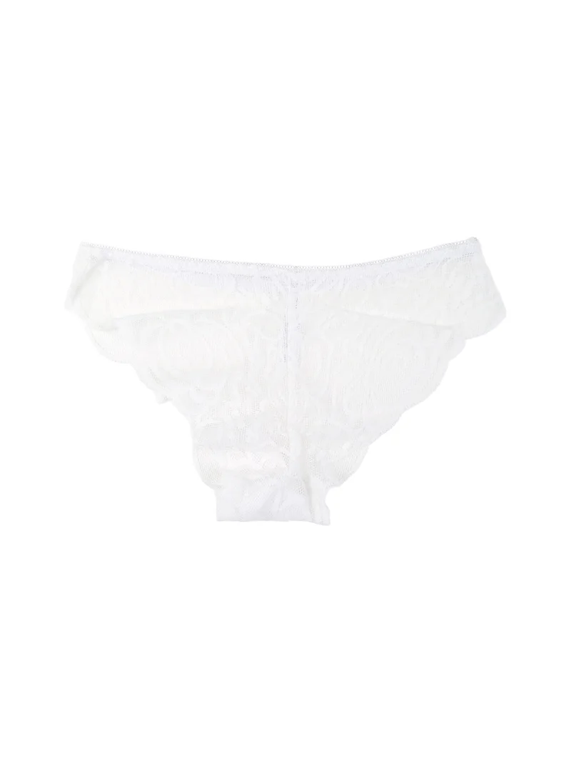 Slip da donna in pizzo - bianco