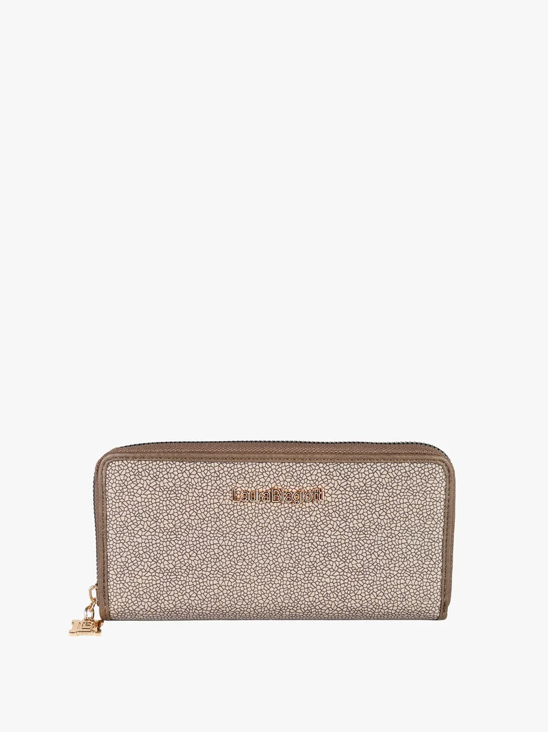 Portafoglio da donna con cerniera - taupe