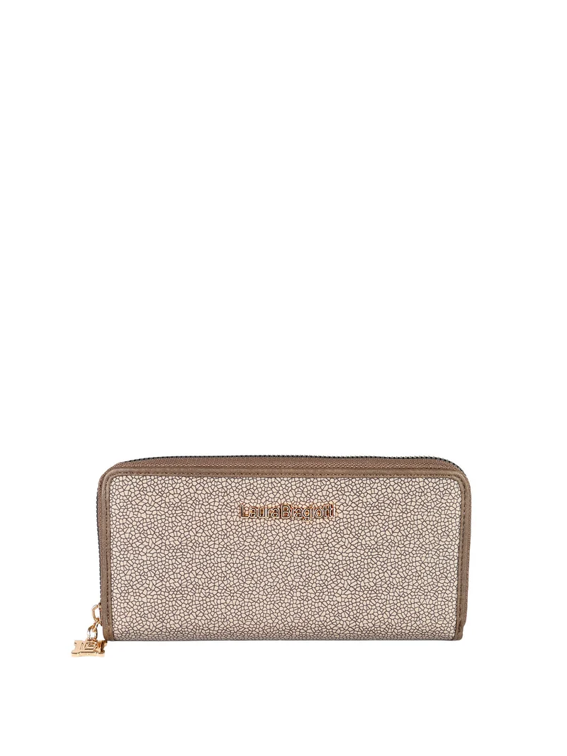 Portafoglio da donna con cerniera - taupe