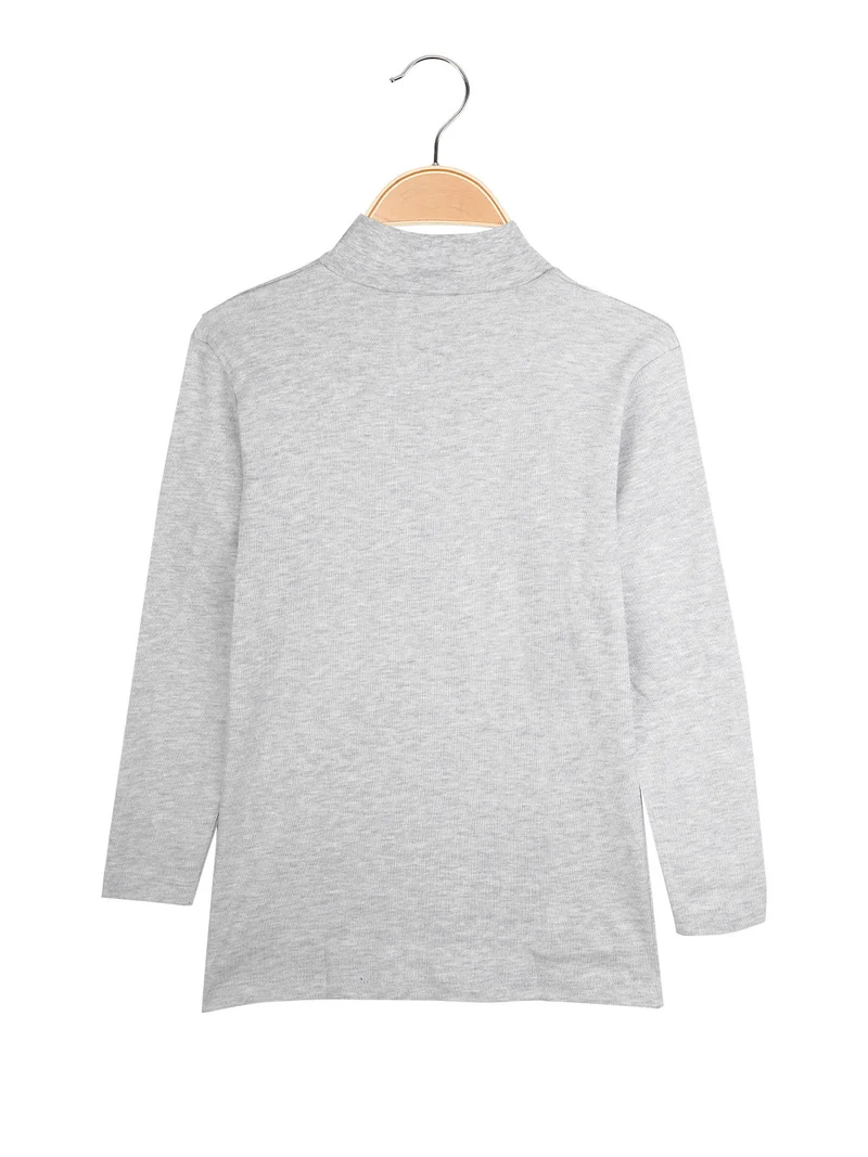 Maglia lupetto da bambini - grigio