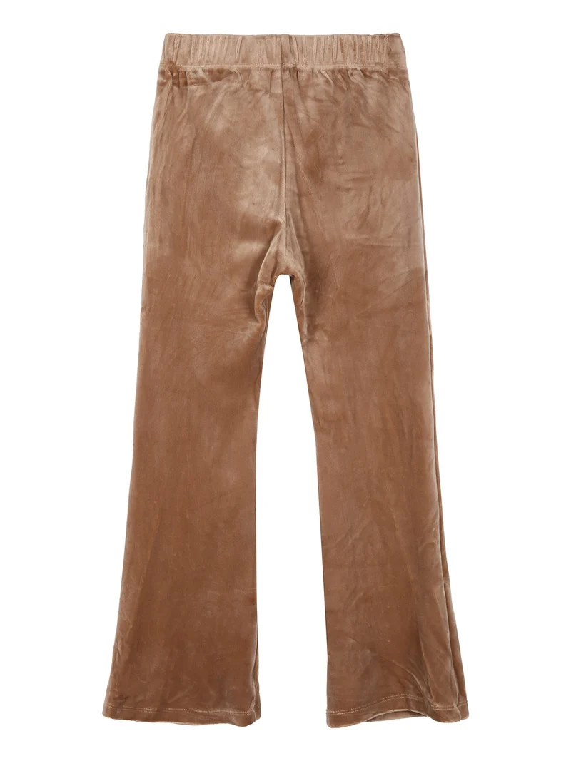 Pantaloni da bambina in ciniglia - khaki