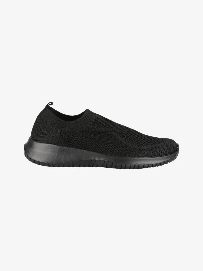 Sneakers sportive slip on donna - nero