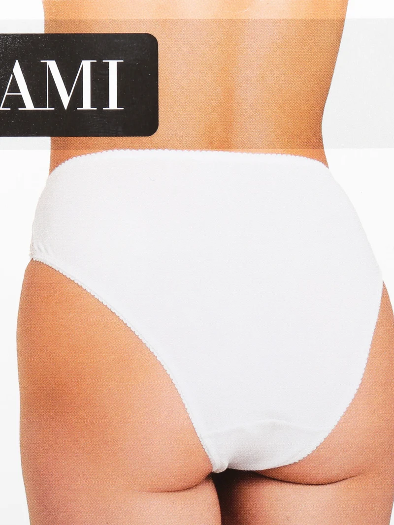Slip con pizzo da donna - bianco