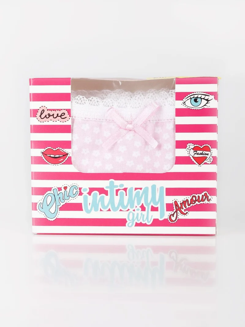 Slip bambina con stampe - rosa