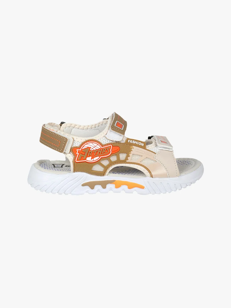 Sandali da ragazzo con strappi - beige