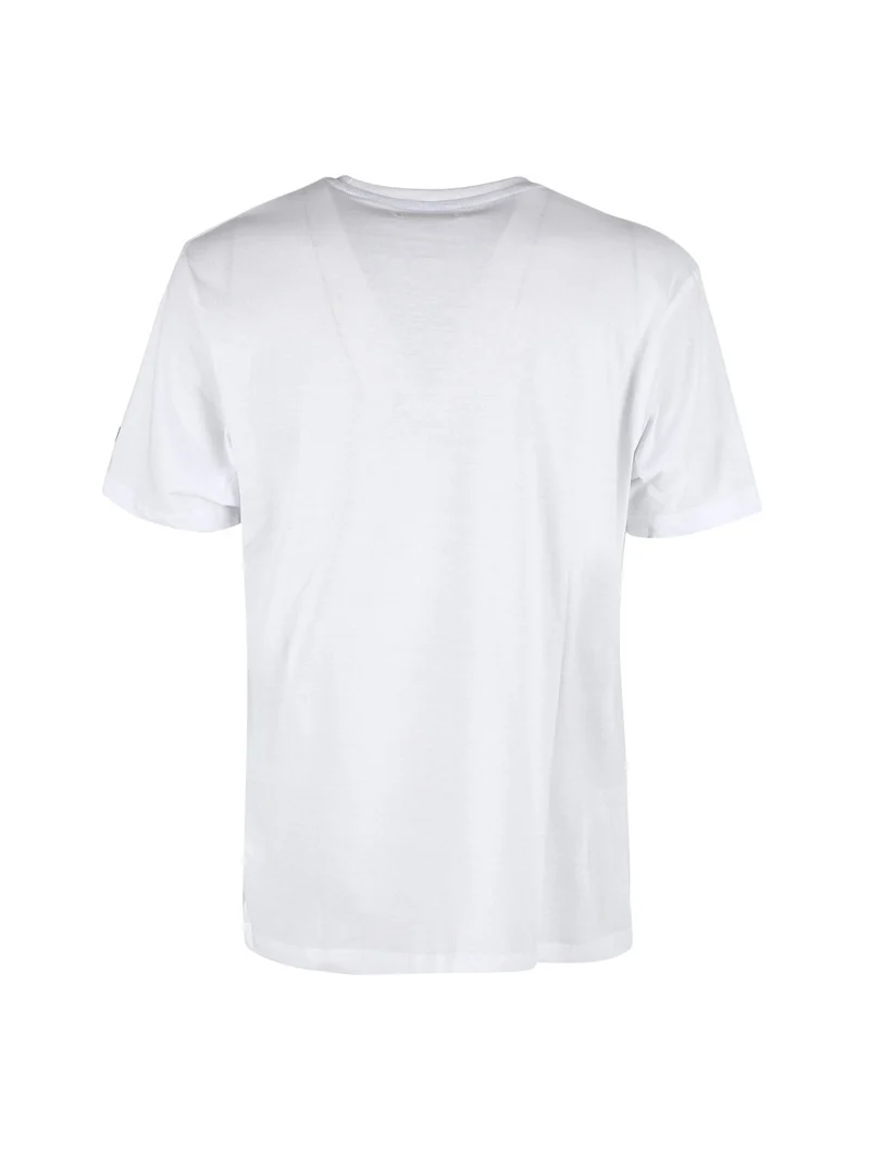 T-shirt da uomo in cotone - bianco
