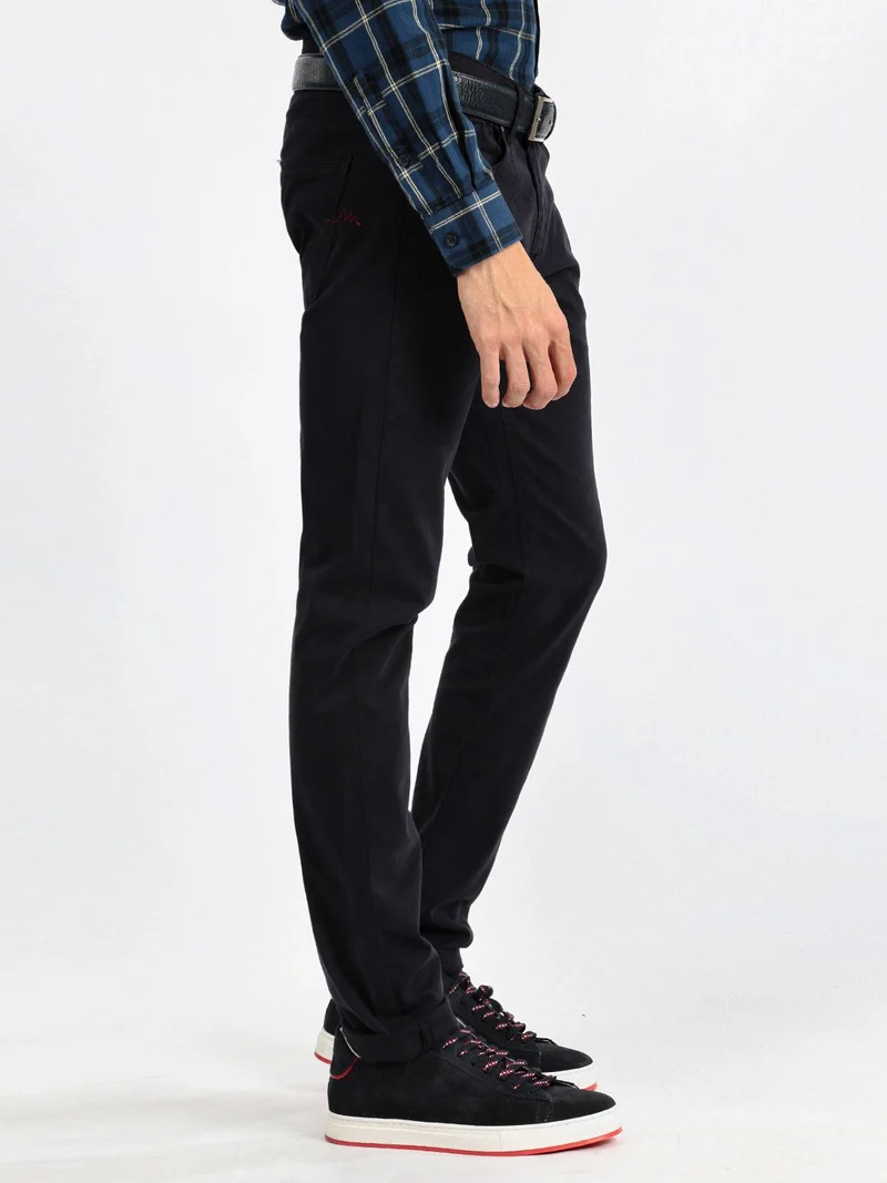 Pantaloni in cotone - blu