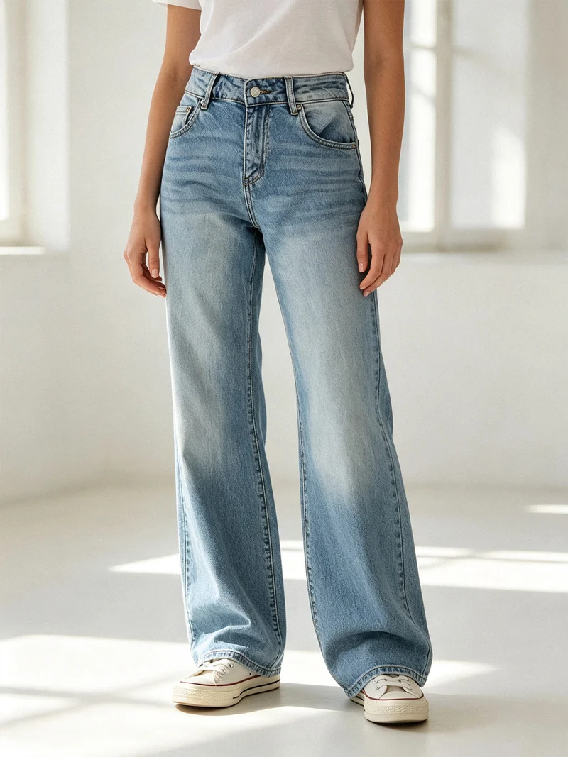 Jeans donna baggy push up - jeans