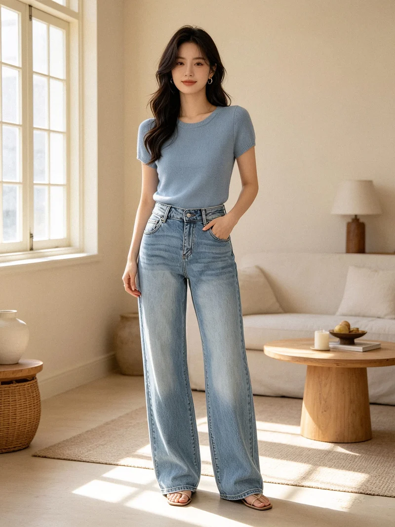 Jeans donna baggy push up - jeans
