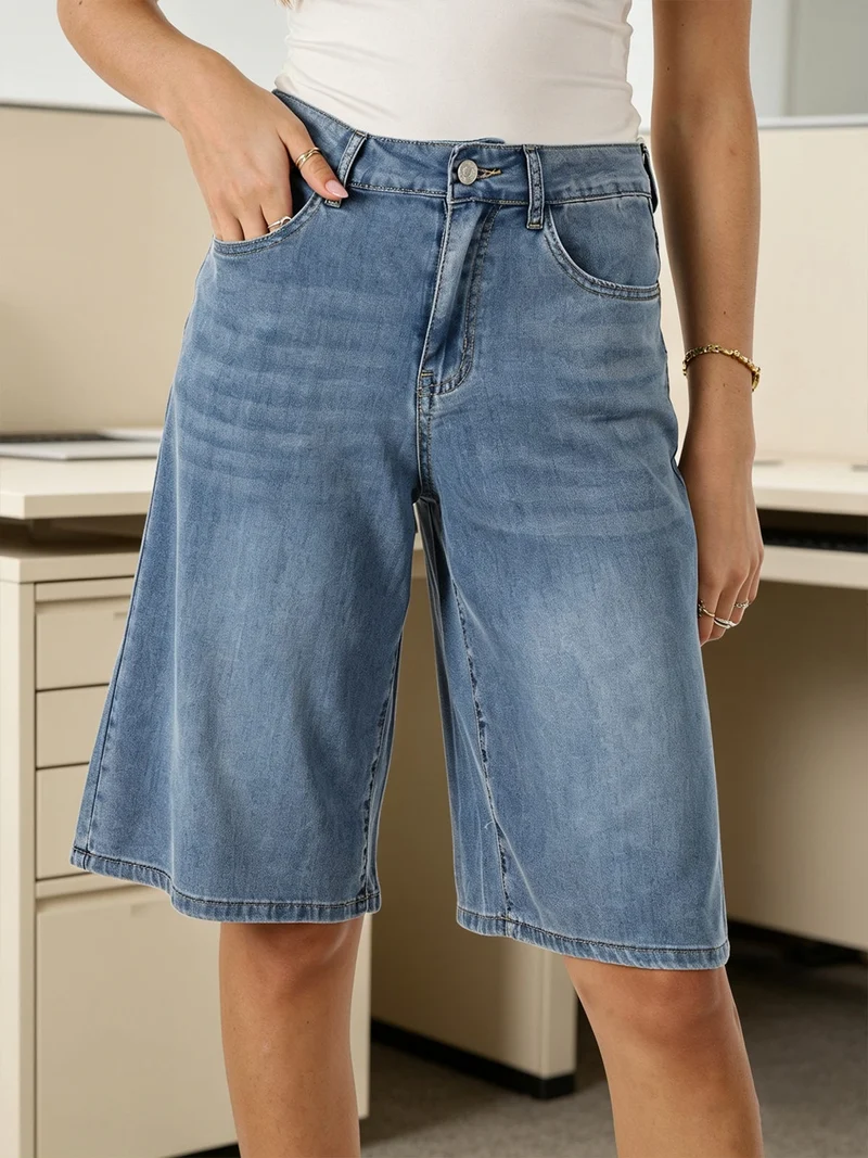 Bermuda da donna in jeans - jeans