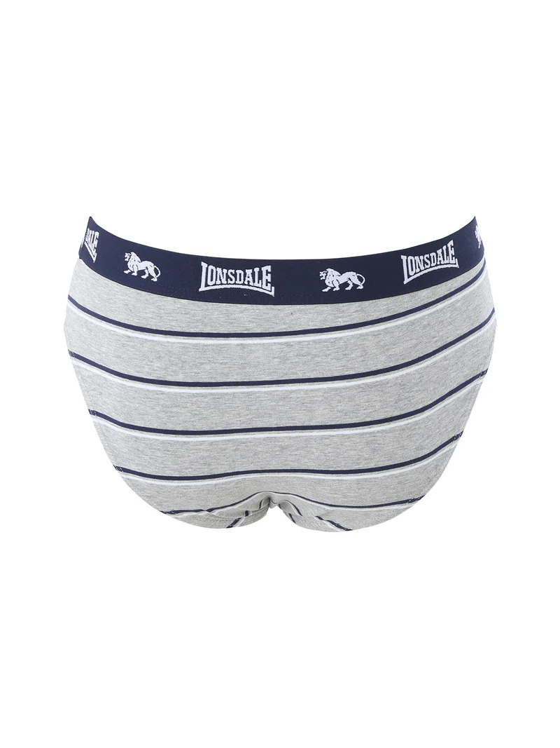 Slip rigati da uomo in cotone - grigio