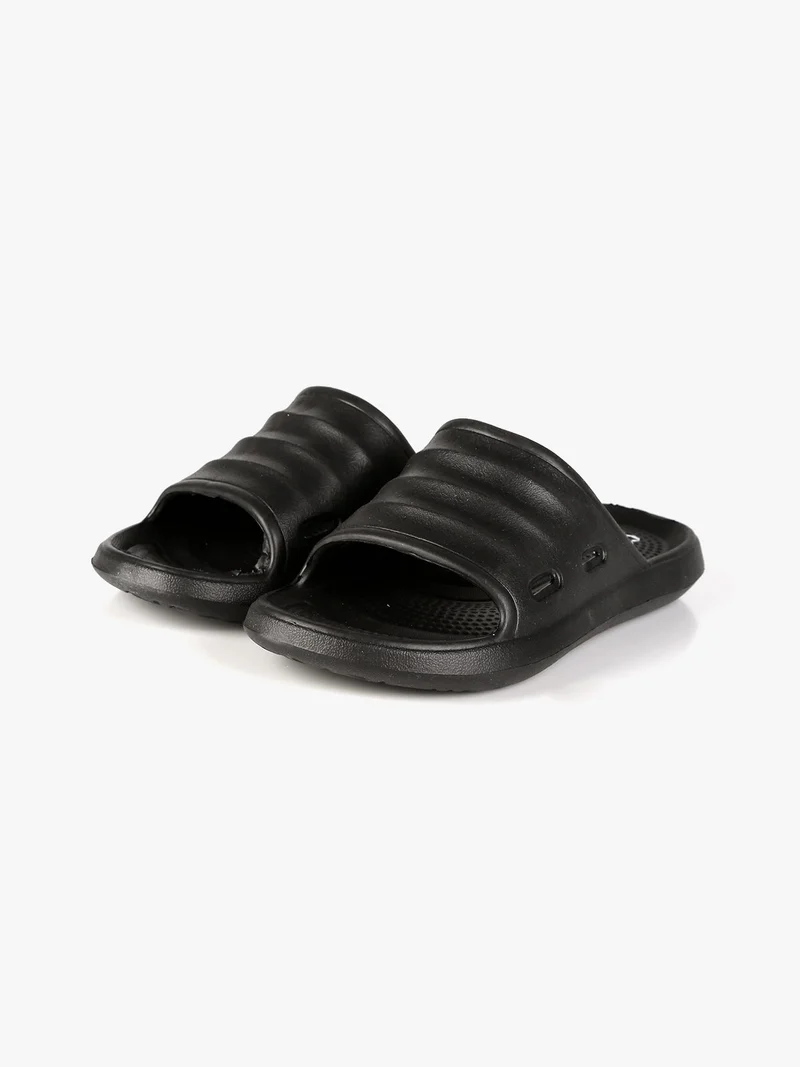 Ciabatte donna in gomma - nero