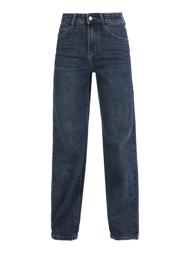 Jeans donna a gamba larga e vita alta - jeans