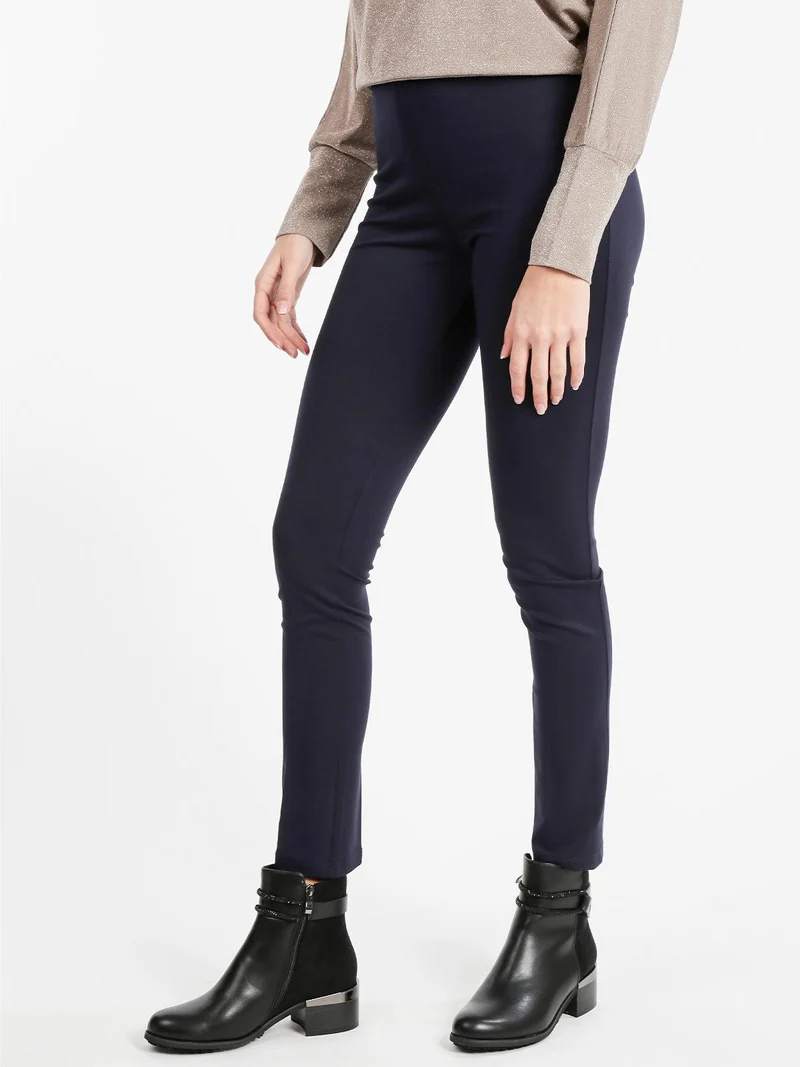 Pantaloni a sigaretta da donna - blu scuro