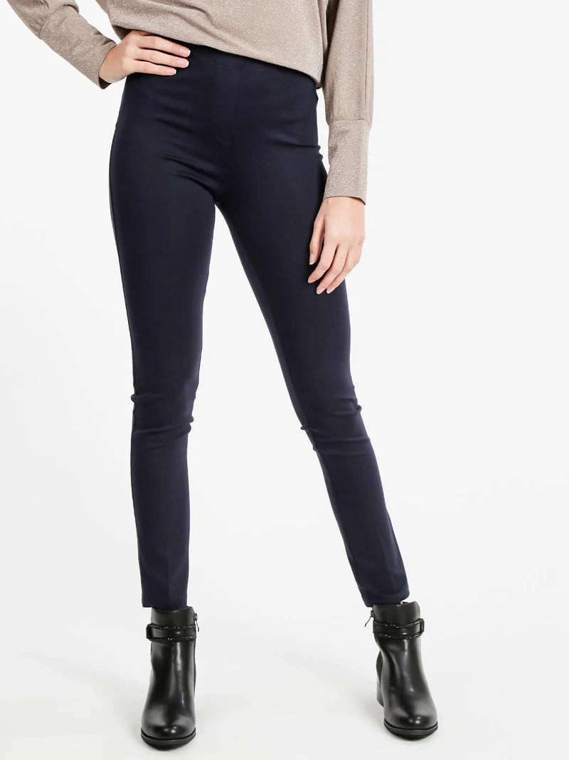 Pantaloni a sigaretta da donna - blu scuro