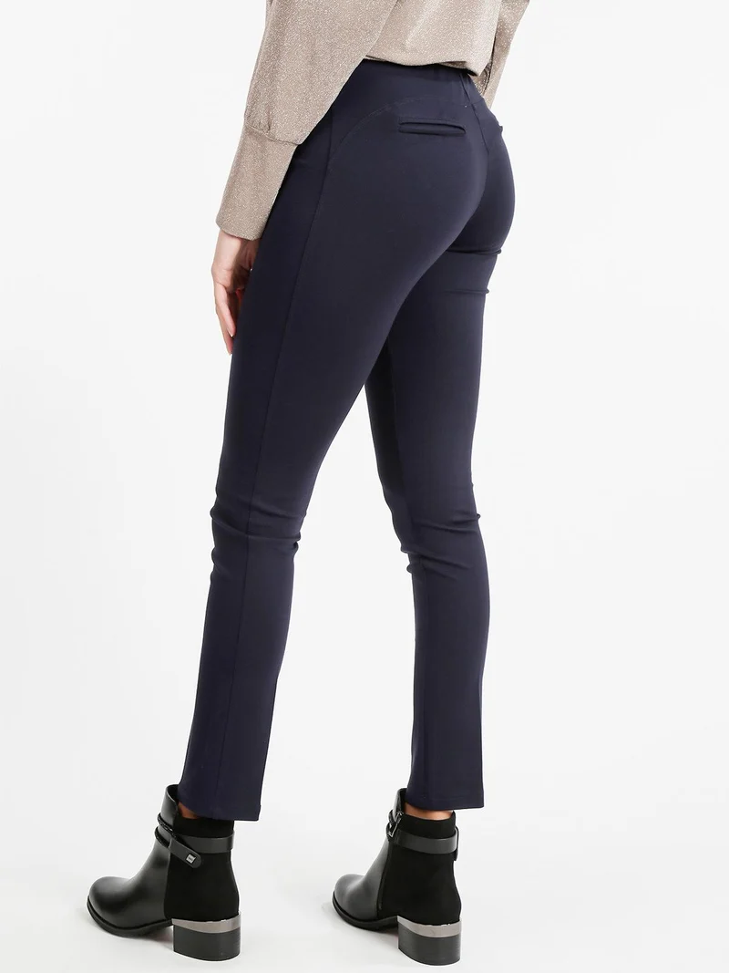Pantaloni a sigaretta da donna - blu scuro