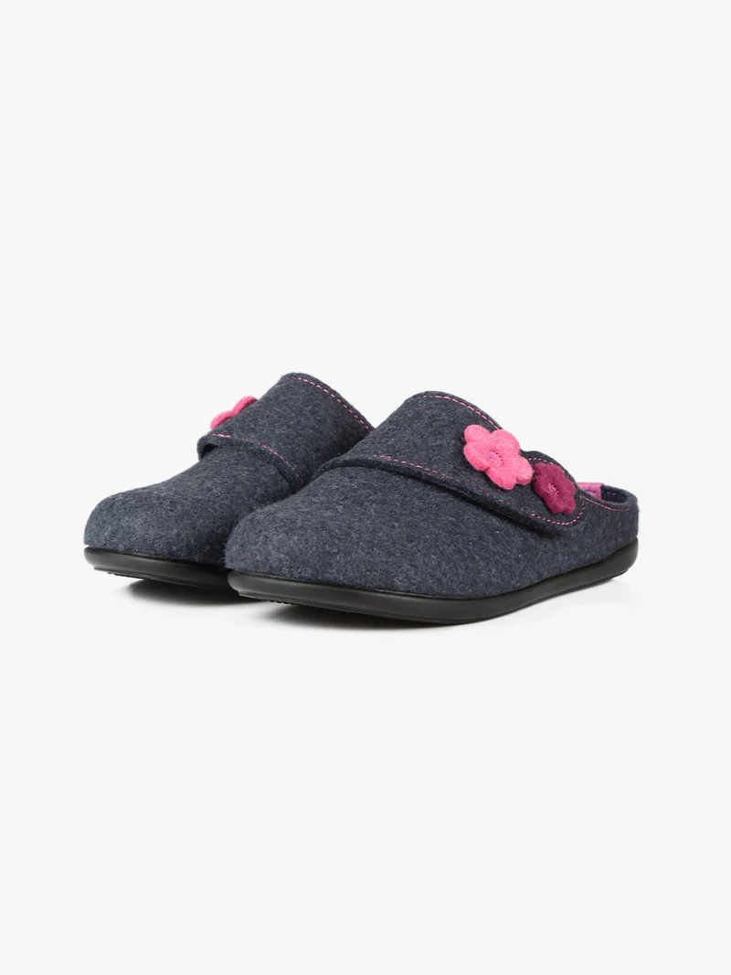 Pantofole donna in feltro con strappo - avion