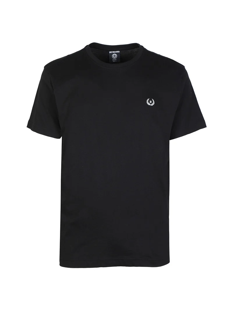 T-shirt basic uomo manica corta - nero